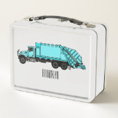 Lunch Box Illustration de camion à ordures (Dos)