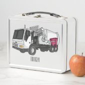 Lunch Box Illustration de camion à ordures (En situation)