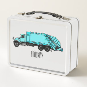 Lunch Box Illustration de camion à ordures de dessin animé