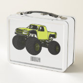Lunch Box Illustration de camion monstre (Dos)
