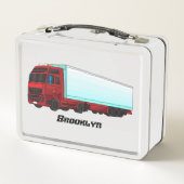 Lunch Box Illustration de camion roumain (Dos)