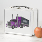 Lunch Box Illustration de camion semi-remorque (En situation)