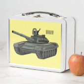 Lunch Box Illustration de caricature de réservoir (En situation)