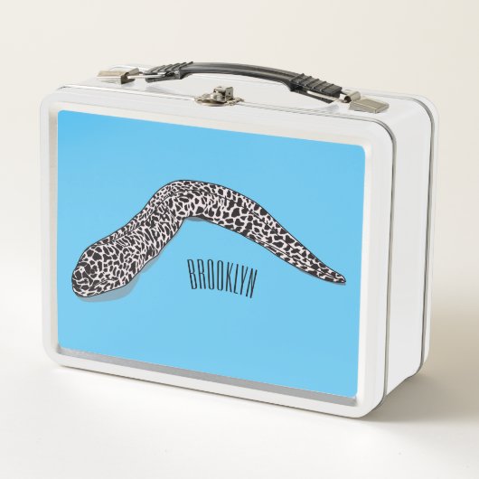 Lunch Box Illustration de cartoon de murène tachetée (Devant)