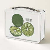 Lunch Box Illustration de chaux Kaffir (Dos)