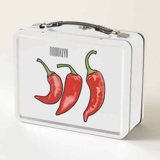Lunch Box Illustration de chili (Dos)