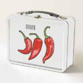Lunch Box Illustration de chili (Devant)