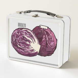 Lunch Box Illustration de chou rouge