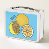 Lunch Box Illustration de citron (Dos)