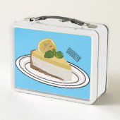 Lunch Box Illustration de citron cheesecake (Dos)