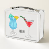 Lunch Box Illustration de cocktail (Dos)