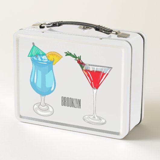 Lunch Box Illustration de cocktail (Dos)