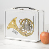 Lunch Box Illustration de corne française (En situation)