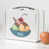 Lunch Box Illustration de crème glacée (En situation)