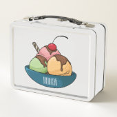 Lunch Box Illustration de crème glacée (Dos)