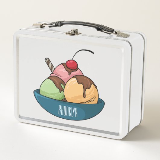 Lunch Box Illustration de crème glacée (Devant)