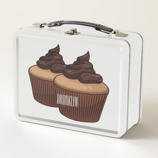 Lunch Box Illustration de Cupcake (Devant)