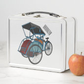 Lunch Box Illustration de cyclo-pousse (En situation)