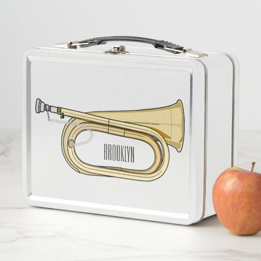Lunch Box Illustration de dessin animé Bugle (En situation)