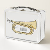 Lunch Box Illustration de dessin animé Bugle (Devant)