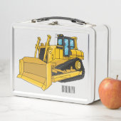Lunch Box Illustration de dessin animé Bulldozer (En situation)