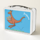 Lunch Box Illustration de dessin animé Cute kangaroo et koal (Dos)