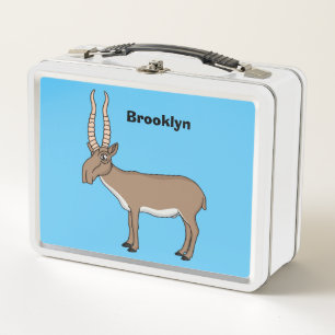 Lunch Box Illustration de dessin animé d'antilope Saïga