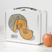 Lunch Box Illustration de dessin animé de citrouille (En situation)