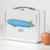 Lunch Box Illustration de dessin animé de dirigeable (En situation)