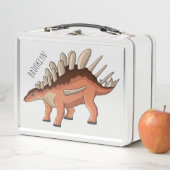 Lunch Box illustration de dessin animé de Kentrosaurus  (En situation)