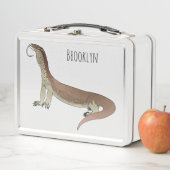 Lunch Box Illustration de dessin animé de lézard monitor (En situation)