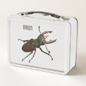 Lunch Box Illustration de dessin animé de lucane (Dos)