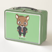 Lunch Box Illustration de dessin animé de rat mignon (Devant)