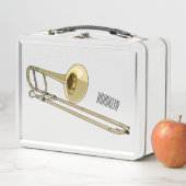 Lunch Box Illustration de dessin animé de Trombone (En situation)