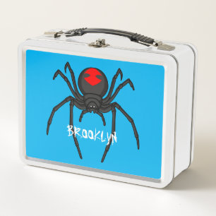 Lunch Box Illustration de dessin animé d'une veuve noire eff