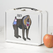 Lunch Box Illustration de dessin animé Mandrill (En situation)