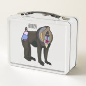 Lunch Box Illustration de dessin animé Mandrill (Dos)