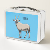 Lunch Box Illustration de dessin animé Oryx (Devant)