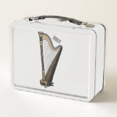 Lunch Box Illustration de dessin animé sur la harpe (Dos)
