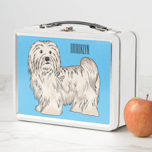 Lunch Box Illustration de dessin de chien de Havan (En situation)