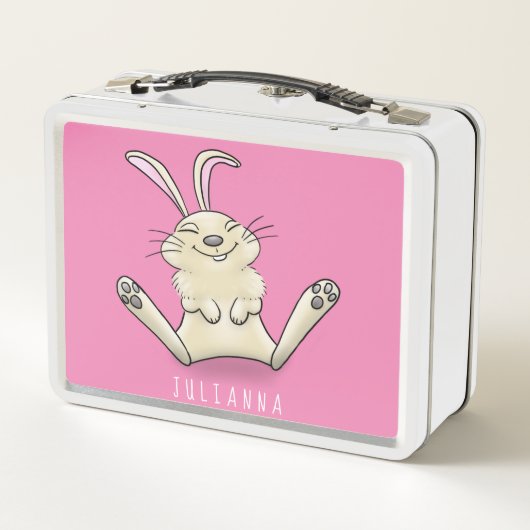 Lunch Box Illustration de dessin de lapin lapin mou (Dos)