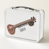 Lunch Box Illustration de dessin de Sitar (Dos)