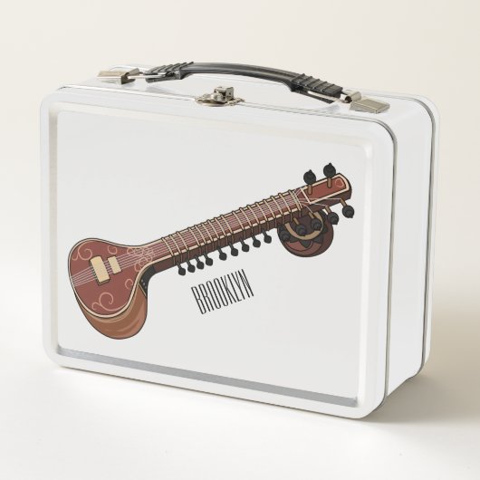 Lunch Box Illustration de dessin de Sitar (Devant)