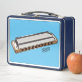 Lunch Box Illustration de dessin d'Harmonica (En situation)