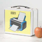 Lunch Box Illustration de dessin d'imprimante (En situation)
