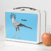 Lunch Box Illustration de dessin du secrétaire pour oiseaux (En situation)