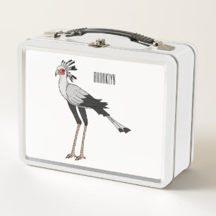 Lunch Box Illustration de dessin du secrétaire pour oiseaux