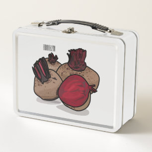 Lunch Box Illustration de dessin sur la betterave