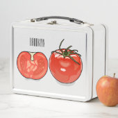 Lunch Box Illustration de dessin sur la tomate (En situation)