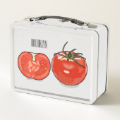 Lunch Box Illustration de dessin sur la tomate (Dos)